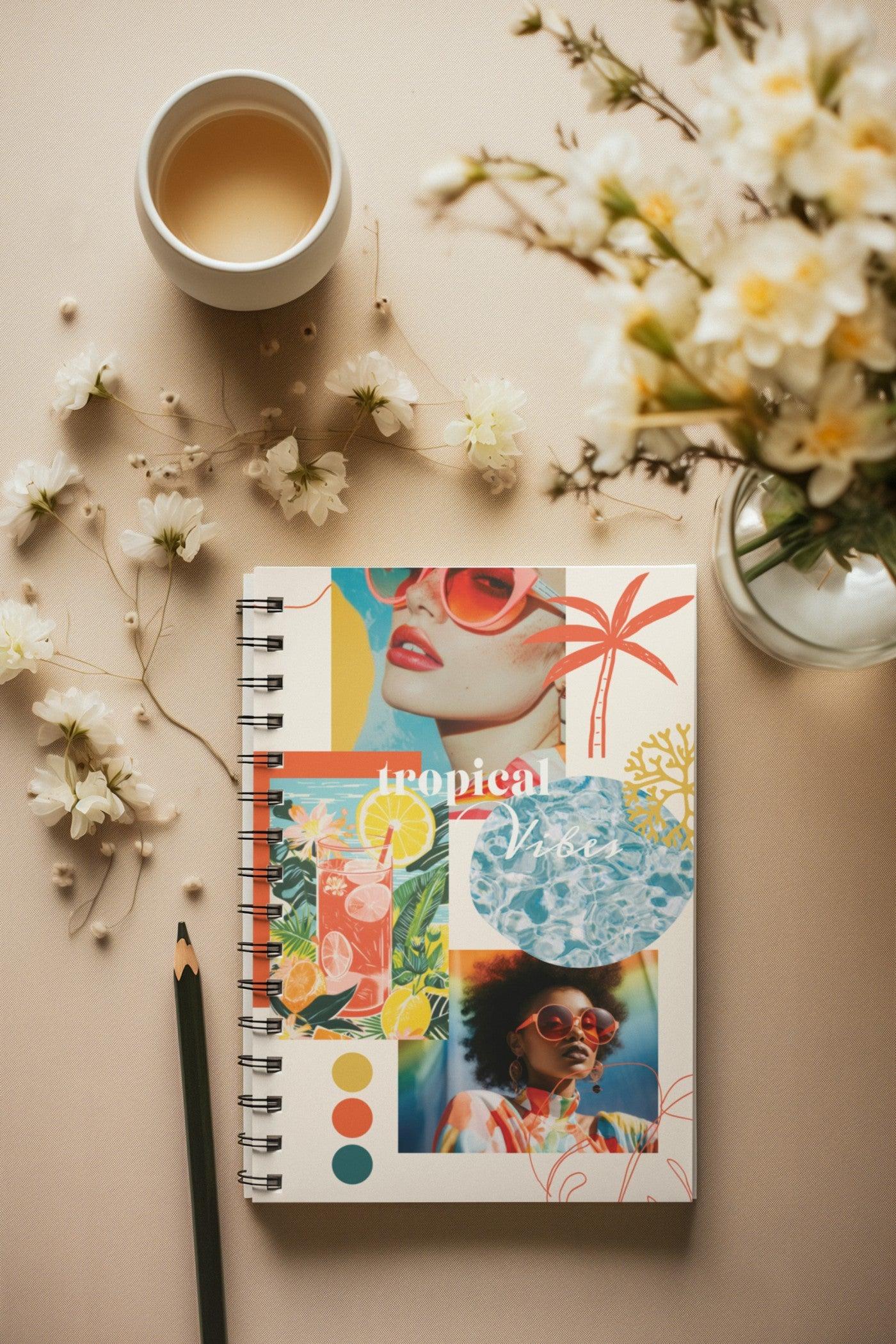 Tropical Vibes Notebook - Notebook | My Turtle